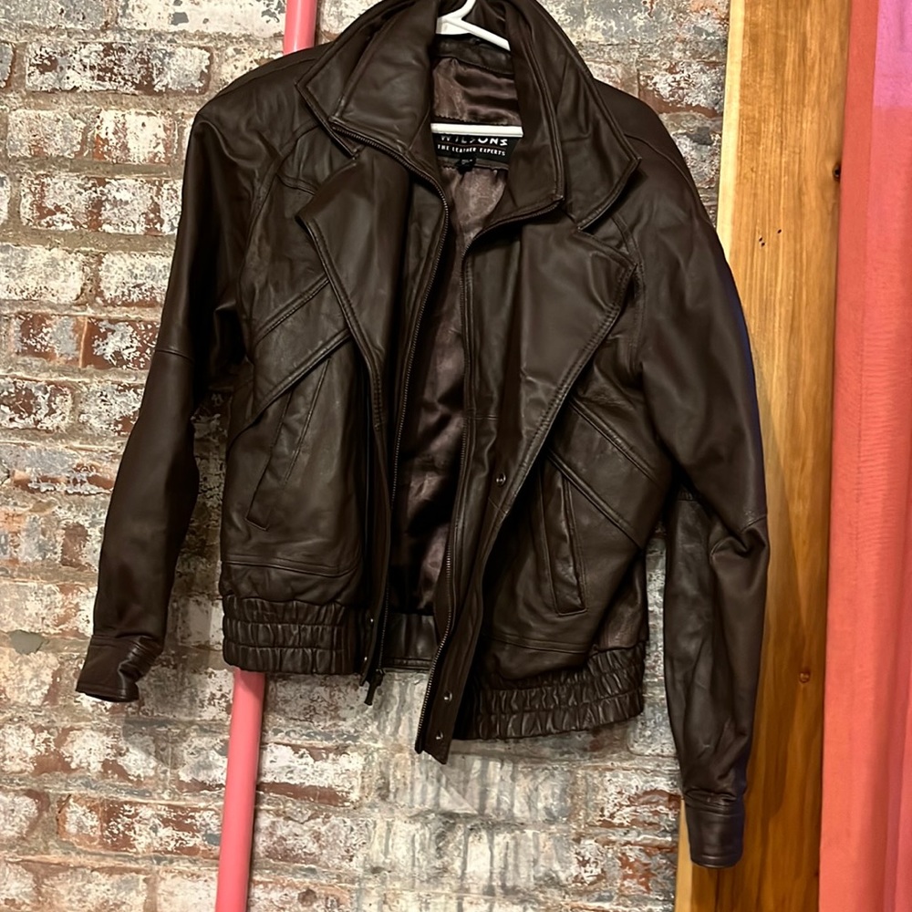 Vintage 90’s Style Leather Jacket